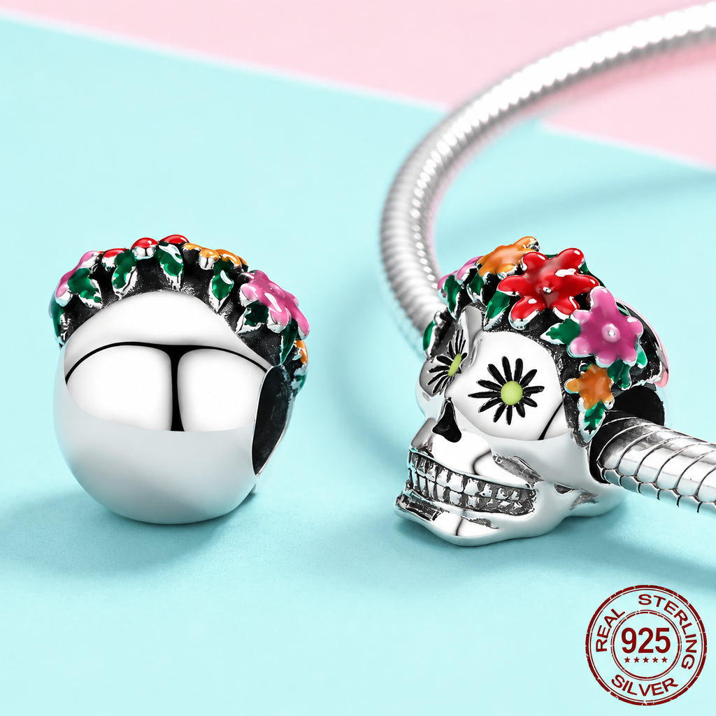Charm Pendente Halloween in Argento Sterling 925 per Donna DIY SCC1617